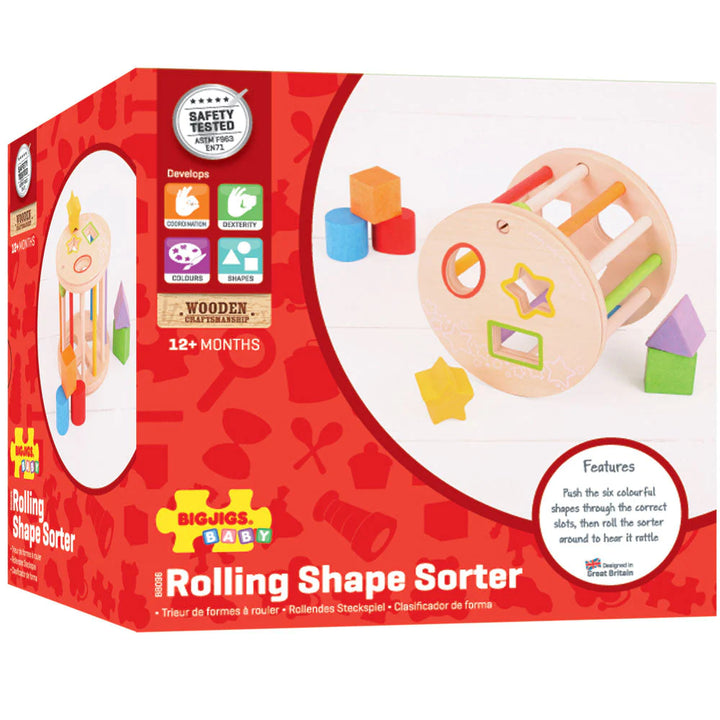 First Rolling Shape Sorter - Bigjigs