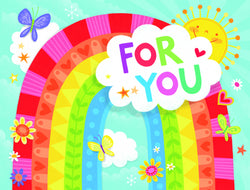 Rainbow Cloud Card - for Gift Cards