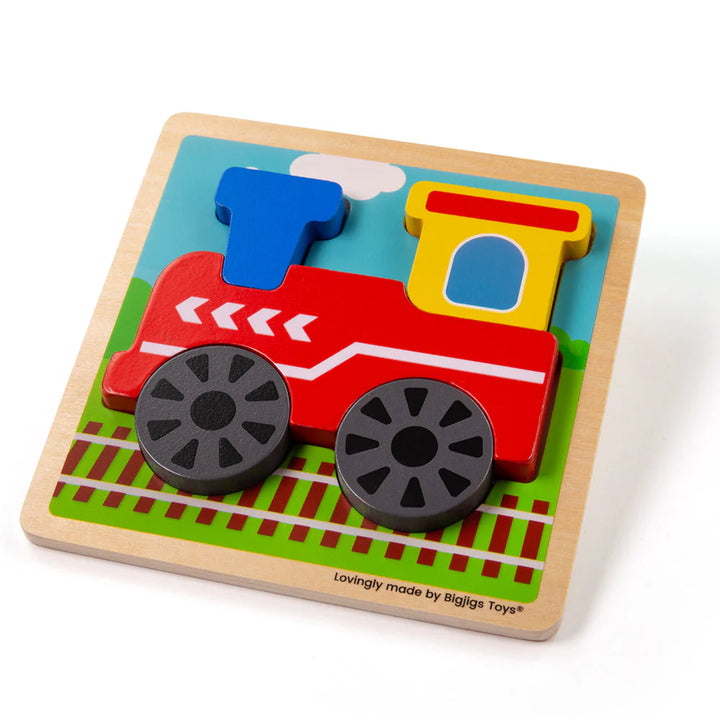 Train - Bigjigs Chunky Lift Out Puzzle