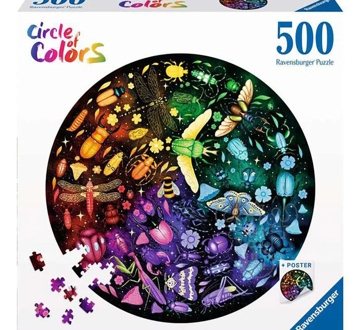 Insects 500pc Round Puzzle - Ravensburger