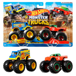 Hot Wheels Monster Trucks Demolition Double Assortment