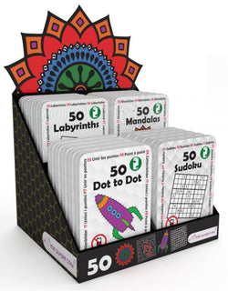 Sudoku, dot-to-dot, labyrinths, mandalas Assortment Travel Games